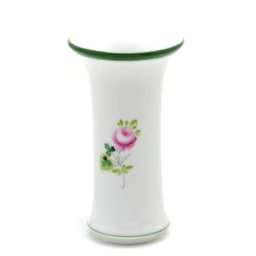 Herend Vienna Rose Vase (06444) Jarrón decorativo de porcelana pintado a mano, adorno de florero hecho en Hungría Nuevo Herend, muebles, interior, Accesorios de interior, florero