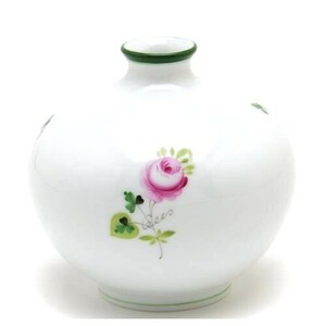 Art hand Auction Herend Vienna Rose Vase (07088) Vase à fleurs unique en porcelaine peinte à la main - Vase décoratif - Arrangement floral - Fabriqué en Hongrie - Nouveau Herend, meubles, intérieur, accessoires d'intérieur, vase