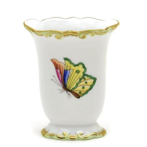 Herend Victoria Bouquet Decoration Variation Vase (06782) Hand Painted Porcelain Decorative Vase Flower Vase Ornament Made in Hungary New Herend, furniture, interior, interior accessories, vase