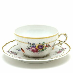 Art hand Auction Richard Ginori Tea Cup Vecchio Alla Rustica Hand Painted Museum Collection New, tea utensils, Cup and saucer, Tea cup