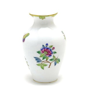 Art hand Auction ヘレンド ヴィクトリアブーケ装飾バリエーション(2) 花瓶(07003) 手描き 磁器製 飾り壺 花器 花活け 飾り物 ハンガリー製 新品 Herend, 家具, インテリア, インテリア小物, 花瓶