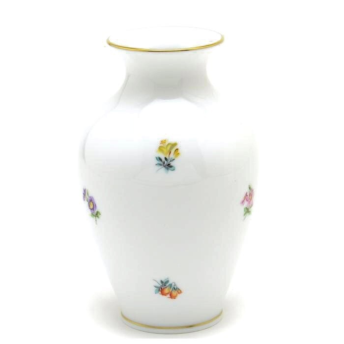 Herend Millefleur 1, 000 Florero (07003) Florero decorativo de porcelana pintado a mano Florero Base de florero Decoración hecha en Hungría Nuevo Herend, muebles, interior, Accesorios de interior, florero