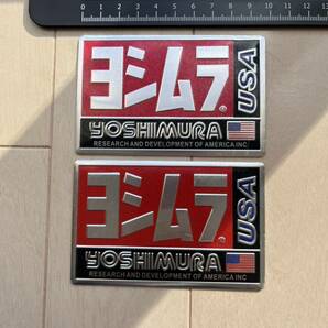 ヨシムラ USA 耐熱ステッカー 2枚セット 四角の画像1