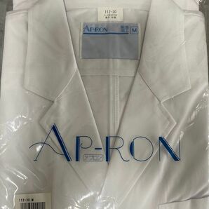 アプロン　白衣　APRON 男子　半袖　Mサイズ