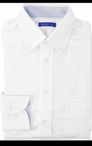 美品　ワイシャツ 長袖 ノーアイロン ストレッチ 吸水速乾 伸縮自在 メンズ 形態安定 白 Мサイズ　男性　ビジネススーツ