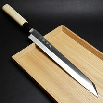 【新品】切付柳刃包丁 9寸 270mm ステンレス鋼 料理包丁 刺身包丁 和包丁_画像1