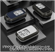 新品即決 ホンダ メタル TPU スマートキーケース キーカバー フィット フリード インサイト アコード CR-V ステップワゴン シビック S660_画像5