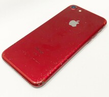 【au/判定○】即決中古 送料無料 iPhone7 128GB SIMロック解除済み カバー付 バッテリー最大容量100％ レッド アップル apple アイフォン6_画像8