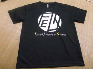 まとめて即決！新品　Tokyo University of Science｜東京理科大学　黒　スポーツ向け　速乾　半袖Tシャツ