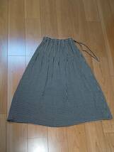 シビラ　Sybilla　セットアップ　ジャケット×ロングスカート　黒×白　ドット柄　Mサイズ　日本製_画像6