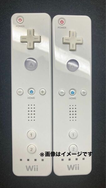 【!匿名発送!!】wii リモコン 純正コントローラー 白色 2個 「動作確認済み!!」セット割あります！