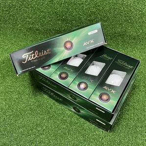 NEW タイトリスト【Titleist】AVX【ホワイト】新品正規品 24年モデル ２ダースの画像2