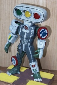 1週間単位の出品☆次元獣ロードジゲン☆鳥人戦隊ジェットマン☆ガレージキット完成品☆サイズ12～3cm(1/15)