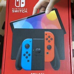 新品 未使用品 Nintendo Switch ニンテンドースイッチ本体 有機ELモデル ネオンブルー ネオンレッドの画像1