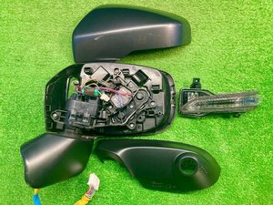 404_41　SK　フォレスター　純正　左ドアミラー　カプラー1個　19ピン　マグネタイトグレーメタリック　P8Y　各種欠品