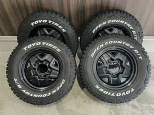 ジムニー TOYO オープンカントリーRT 走行400㌔ 製造4523 JB64純正ホイール JA11 JB23