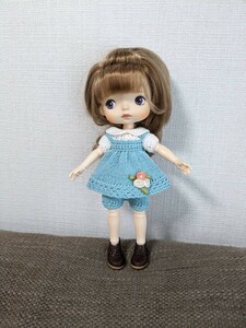 rakulifey ドールアウトフィット 人形メイド服 1/4ドール衣装 1/4球体関節人形着せ替え ドールドレス 5点セット 変装