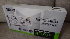 新品 ASUS TUF RTX4070Ti O12G WHITE GAMING