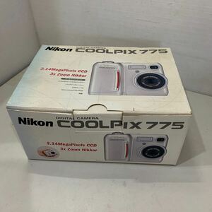 QW3753 Nikon ニコン COOLPIX775 E775 コンパクトデジタルカメラ クールピクス デジカメ 通電確認済み 元箱付き　0423