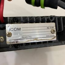 QW3776 【中古】ICOM アイコム 430MHzモービル機 IC-338 動作未確認　0427_画像8