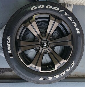 クリムソン　バルベロ　U-GRANDE 17インチ　タイヤホイール4本セット　FLEX限定カラー　ハイエース200 NASCAR 　215/60r17