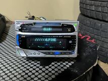 ALPINE MDA-W750J リモコン付 完動品 アルパイン CD/MD 2DINデッキ DSP church 当時物_画像3