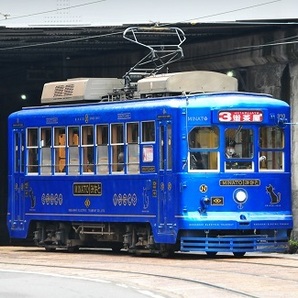 デジ画像２コマ 長崎電気軌道の旧車３００形・３１０号(みなと)の画像2