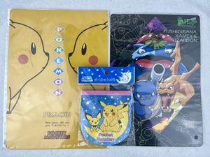 ポケットモンスター 非売品 下敷き 2枚 ダイカットメモ帳 3点セット！ トミー バンプレスト ショウワノート 当時物 日本製 新品 未開封