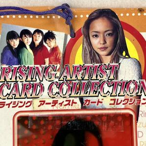 デットストック 安室奈美恵 ライジング アーティスト カード コレクション 34付 1990年代 当時物 アマダ 駄菓子屋の画像2