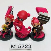 M5723 ●中古 美品 即決●amiibo トリプルセット タコガール タコ タコボーイ アミーボ スプラトゥーン ●Splatoon / Girl Octopus Boy_画像1