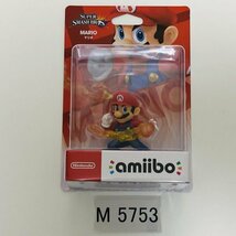 M5753 ●新品 未開封 即決●amiibo マリオ ファイアーボール (アミーボ 大乱闘スマッシュブラザーズシリーズ スーパー)●Mario FIRE BALL_画像1