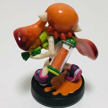 M5811 ●中古 美品 即決●amiibo ガール (アミーボ スプラトゥーン オレンジ イカガール) ●Splatoon / Inkling Girl_画像5