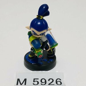 M5926 ●中古 美品 即決●amiibo ボーイ （ブルー 青 アミーボ スプラトゥーン)●Splatoon / Inkling Boy BLUE