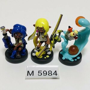 M5984 ●中古 美品 即決●amiibo トリプルセット インクリング イエロー・オクトリング ブルー・コジャケ●アミーボ スプラトゥーン3