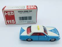 美品【115 トヨタ クラウンタクシー TOYOTA clown taxi】TOMICA TOMY トミカ トミー 日本製 赤箱 当時物 絶版 アンティーク ミニカー_画像3