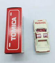 美品【トヨタ MR2 プロトタイプ TOYOTA】TOMICA TOMY トミカ トミー 日本製 赤箱 当時物 絶版 アンティーク ミニカー_画像5