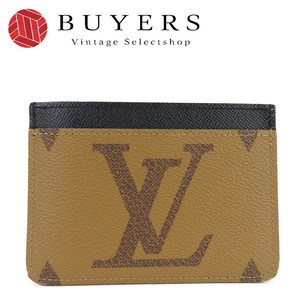  used Louis * Vuitton card-case card-case porutokaruto*LV side up M81462 monogram canvas monogram Rebirth 