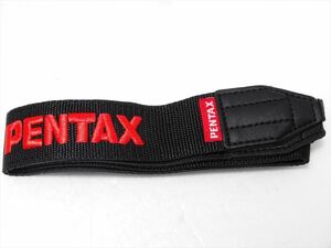 新品 PENTAX 純正 ストラップ O-ST53 黒色(ブラック) 赤(レッド) ペンタックス 刺繍 送料140円 K100D　852