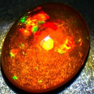 遊色効果!!［天然ファイアオパール2.635ct］A 11.8×9.5mm ルース 裸石 fire opal 宝石 ジュエリー jewerly DA0/DA0 テEA6