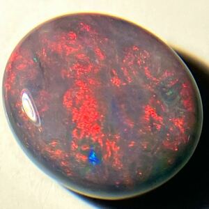 遊色効果抜群!!［天然ブラックオパール1.890ct］A 9.3×8.0mm ルース 裸石 black opal 宝石 ジュエリー jewerly DA0/DA0 テEA8