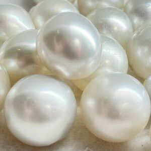 ［南洋黒蝶真珠16点おまとめ］A 重量約50.0g 約250ct 13-18.5mm珠 pearl パール ルース 裸石 宝石 ジュエリー jewelry DI0 ①