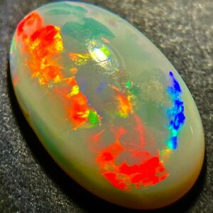 遊色効果抜群!!［天然オパール5.023ct］A 18.5×11.7mm ルース 裸石 opal 宝石 ジュエリー jewerly