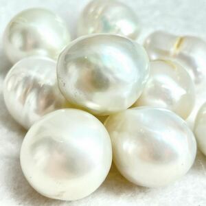 ［南洋白蝶真珠10点おまとめ］A 重量約50.0g 約250ct 16-20mm珠 pearl パール ルース 裸石 宝石 ジュエリー jewelry DI0 ②