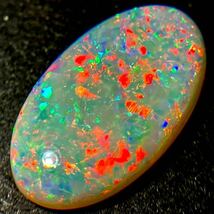 遊色効果抜群!!［天然オパール3.850ct］A 17.0×9.8mm ルース 裸石 opal 宝石 ジュエリー jewerly _画像2