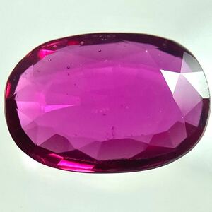 ［天然ルビー0.599ct］A 約6.5×4.6mmソーティング付 ルース 裸石 宝石 ジュエリー コランダム corundum ruby 