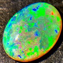 遊色効果抜群!!［天然オパール2.924ct］M 13.2×9.8mm ルース 裸石 opal 宝石 ジュエリー jewerly テDG0_画像3