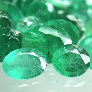 [ натуральный изумруд . суммировать ] A 50ct камни не в изделии драгоценнный камень emerald берилл jewelry ювелирные изделия beryl EA1 *