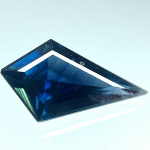 1.2ctUP!!ファンシーカット!!［天然サファイア1.289ct］A 約10.8×6.1mm ルース 裸石 宝石 ジュエリー sapphire corundum コランダム 