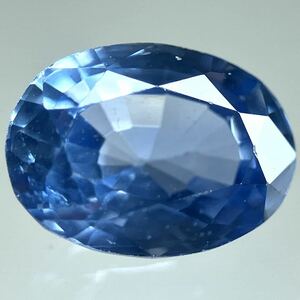 1.2ctUP!!［天然サファイア1.225ct］A 約6.7×5.1mm ルース 裸石 宝石 ジュエリー sapphire corundum コランダム BJ1/BJ1 テEA0