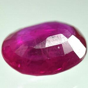 ［天然ルビー0.675ct］A 約5.7×4.8mm ルース 裸石 宝石 ジュエリー ruby corundum コランダム 紅玉の画像2